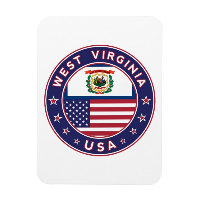 Imán Virginia Occidental (Vertical)