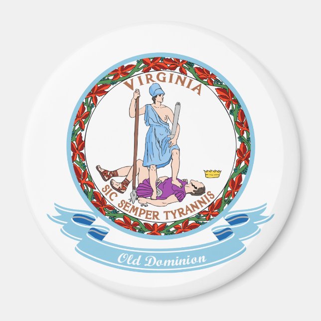Imán Virginia Seal (Frente)