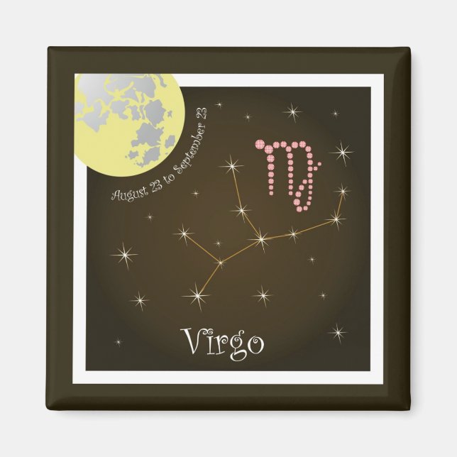 Imán Virgo del 23 de agosto al 23 de septiembre Magnet (Frente)