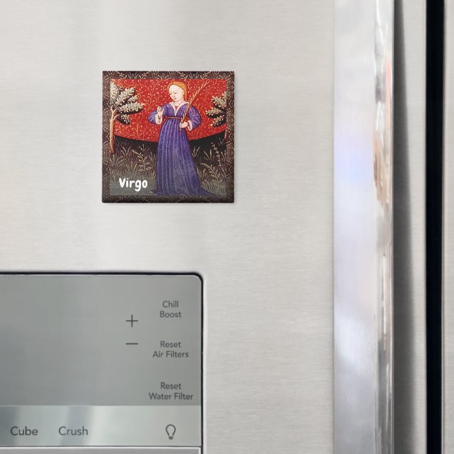 Imán Virgo la fiesta de cumpleaños del Rótulo Virgin Zo (In situ (nevera))