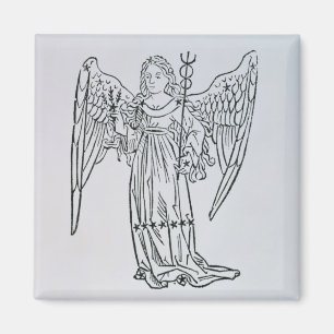 Imán Virgo (la Virgen) un ilustracion del 'Poeti