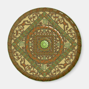 Imán Virgo Mandala Magnet