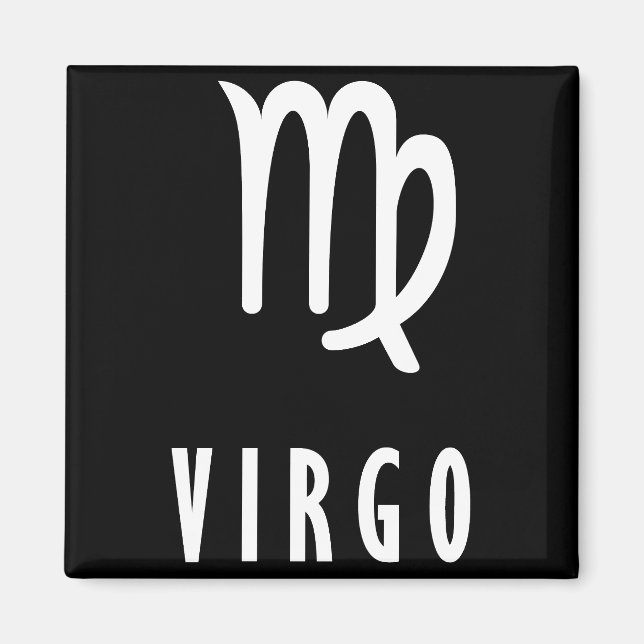 Imán Virgo zodiac (Frente)