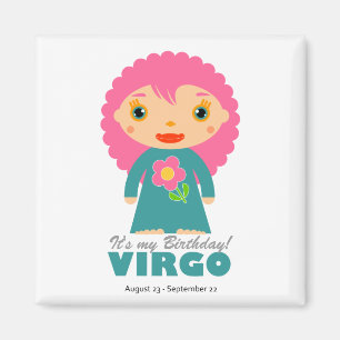 Imán Virgo Zodiac para niños