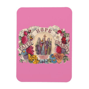 Imán Virtudes teologales Fe, Esperanza y Caridad