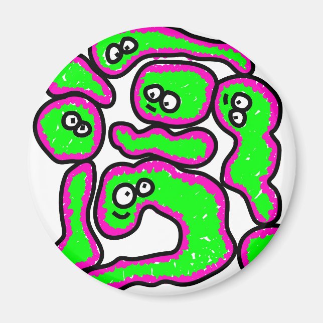 Imán Virus de la gripe (Frente)