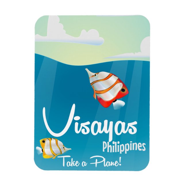 Imán Visayas, afiche de viaje del personalizado de fili (Vertical)