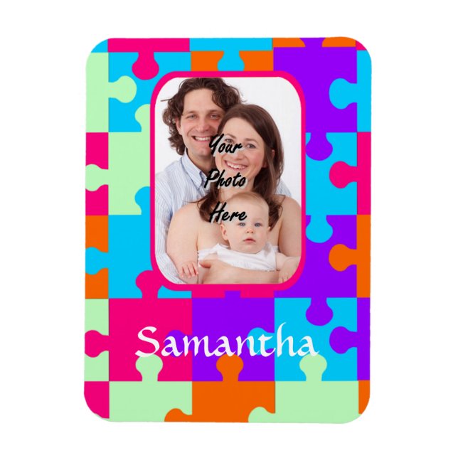 Imán Visera coloreada personalizada (Vertical)