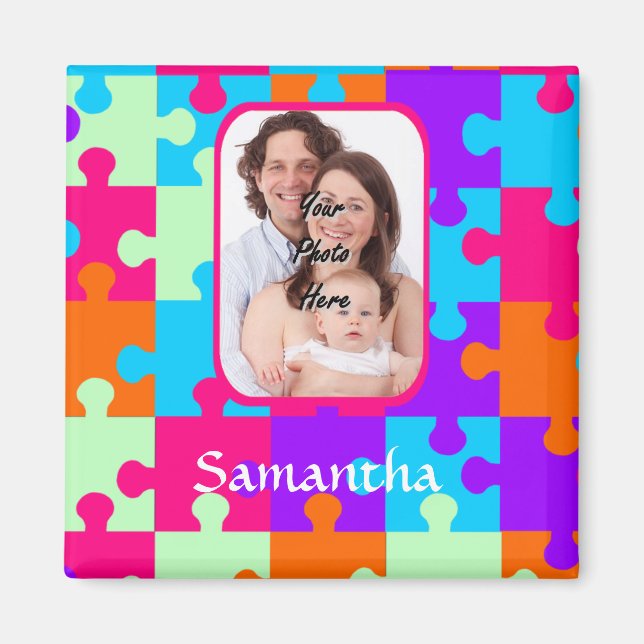 Imán Visera coloreada personalizada (Frente)