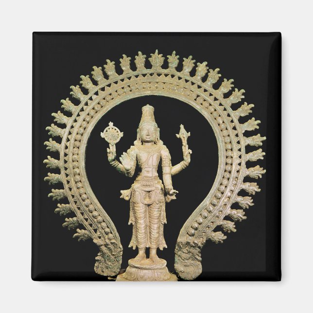 Imán Vishnu, Late Chola (Frente)