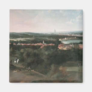 Imán Visión a través del parque de Greenwich hacia