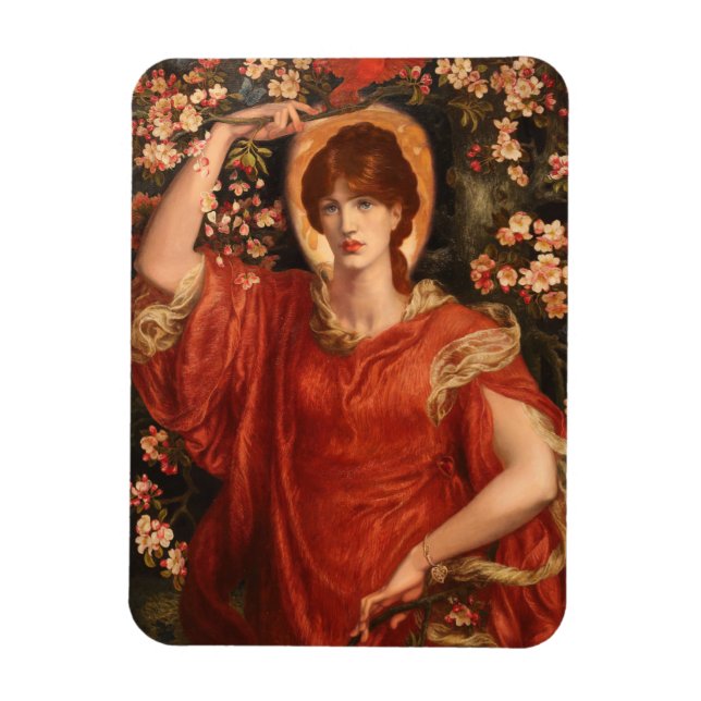 Imán Visión de Fiammetta (por Dante Gabriel Rossetti) (Vertical)