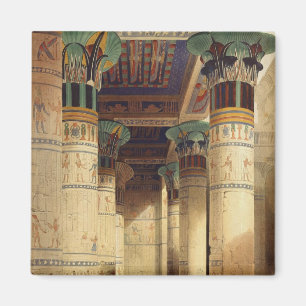 Imán Visión debajo del pórtico magnífico, Philae