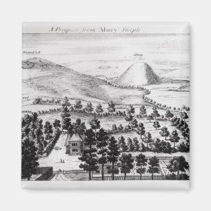 Imán Visión desde la aguja de Avebury de la colina de