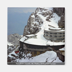 Imán Visión desde la cumbre, Mt. Pilatus, Suiza Europa
