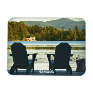 Imán Visión desde las sillas en el Adirondacks, NY de