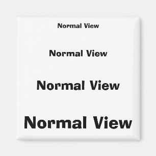 Imán Visión normal