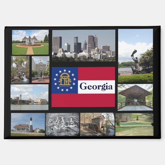 Imán Visiones de Georgia (Anverso)