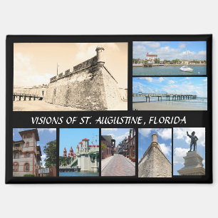 Imán Visiones de la histórica San Agustín, Florida
