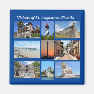 Imán Visiones de San Agustín, Florida