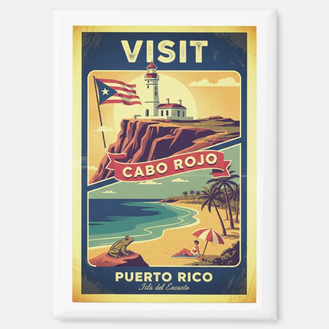 Imán Visit Cabo Rojo - Puerto Rico poster (Anverso)