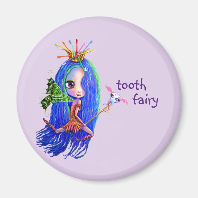 Imán Visit From the Tooth Fairy Crown Cute (Frente)