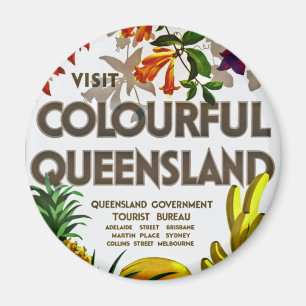 Imán Visita Colorful Queensland