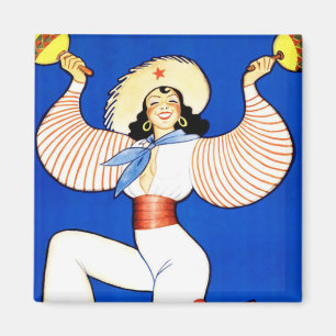Imán Visita Cuba del vintage
