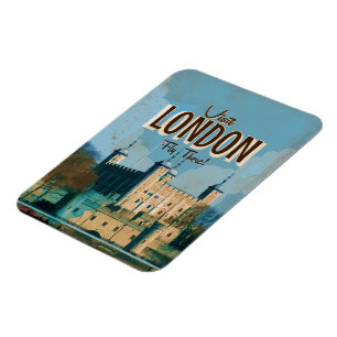 Imán Visita de cosecha a Londres - Volar allí