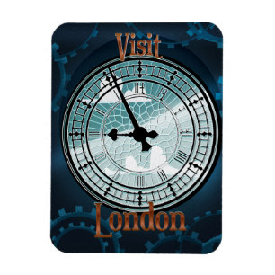 Imán Visita el afiche de viaje de Londres Victoriano