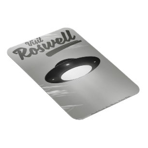 Imán Visita el póster vintage de Roswell OVNI
