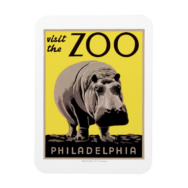 Imán Visita El Zoológico (Vertical)