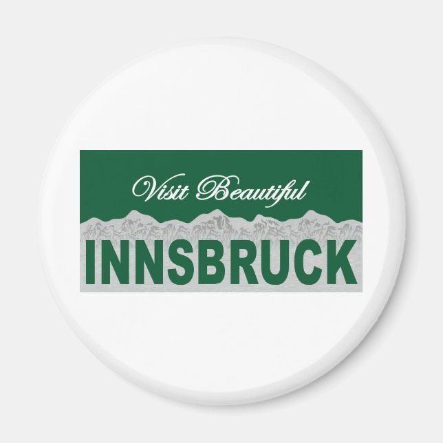 Imán Visita Hermosa Innsbruck (Frente)