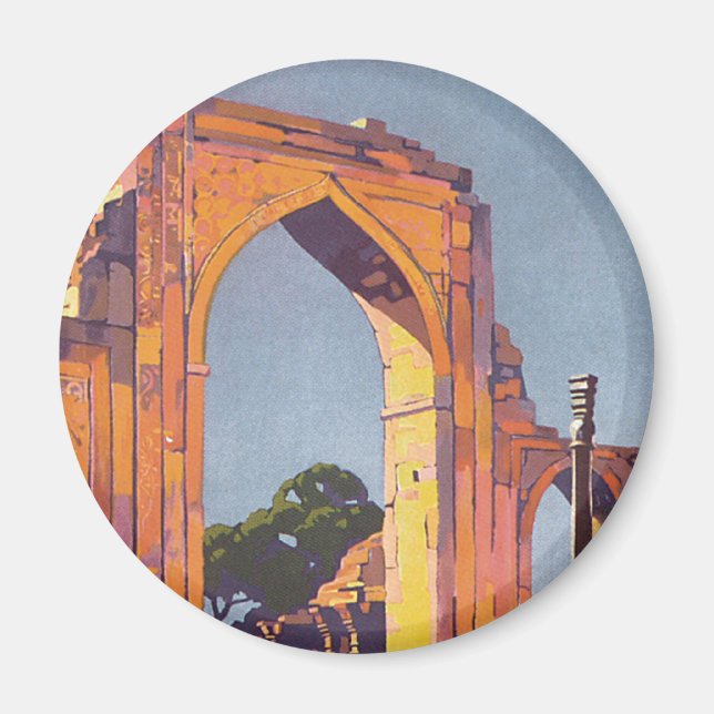 Imán Visita India ~ Delhi (Frente)