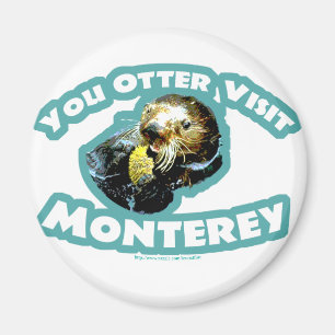 Imán Visita Monterey de la nutria