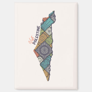 Imán Visita Palestina: Patrimonio dentro del mapa