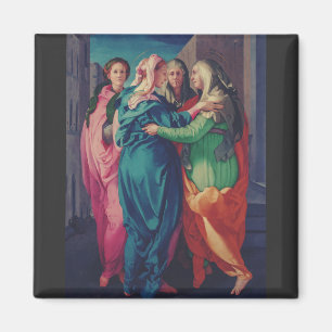 Imán Visitación de la Virgen por Pontormo