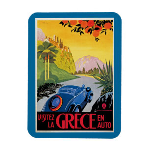 Imán Visitez La Grece en Auto