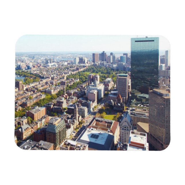 Imán Vista aérea de Boston (Horizontal)
