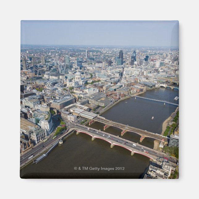 Imán Vista aérea de Londres (Frente)