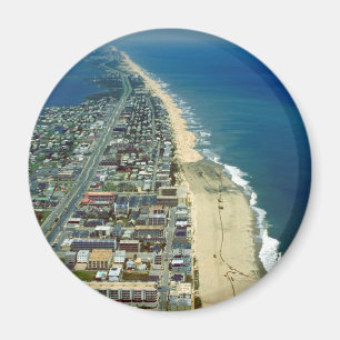 Imán Vista aérea de Ocean City Maryland