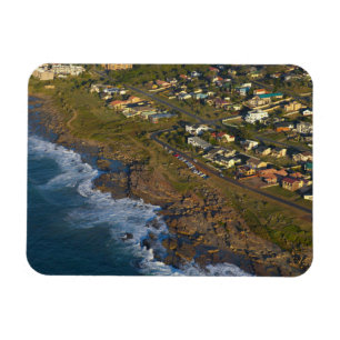 Imán Vista aérea de Orange Rock, costa sur