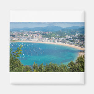 Imán Vista aérea de San Sebastián, Donostia