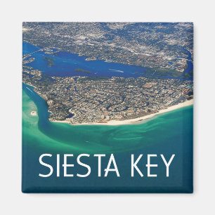 Imán Vista aérea de Siesta Key Florida