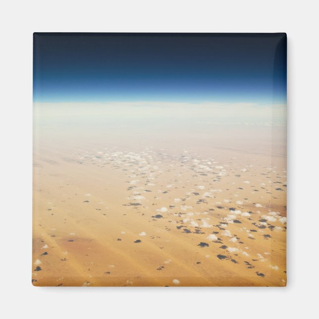 Imán Vista aérea de un desierto (Frente)