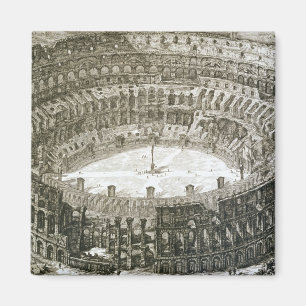 Imán Vista aérea del Colosseum en Roma de las