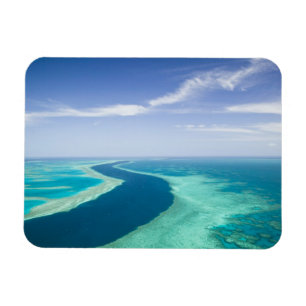 Imán Vista aérea del Gran Arrecife de Coral por la