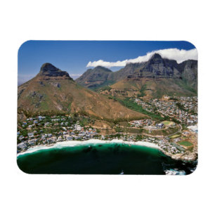 Imán Vista Aérea Del Mar Atlántico Que Muestra Clifto