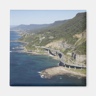 Imán Vista aérea del puente Sea Cliff cerca de Wollongo
