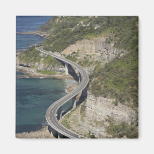Imán Vista aérea del puente Sea Cliff cerca de Wollongo